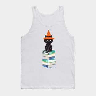 Addicted to Reading Cat Tank Top